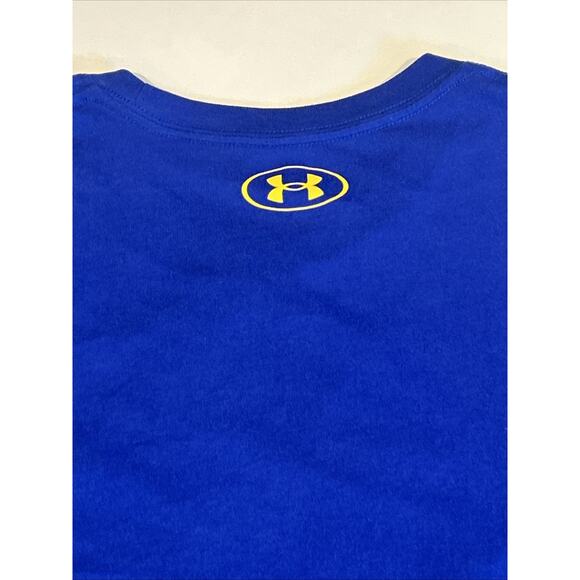 Under Armour T Shirt Mens Lg Blue Basketball Graphic - Picture 5 of 6